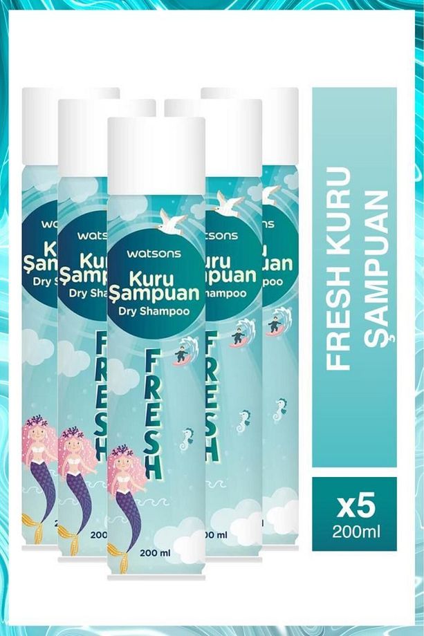 Fresh Kuru Şampuan 200 ml 5 Adet - 1
