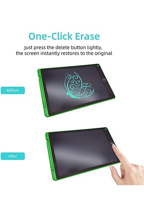 12 Inc Writing Lcd Grafik Dijital Kalemli Çizim Tableti Yazı Tahta Not Yazma Eğitim Tableti - 2