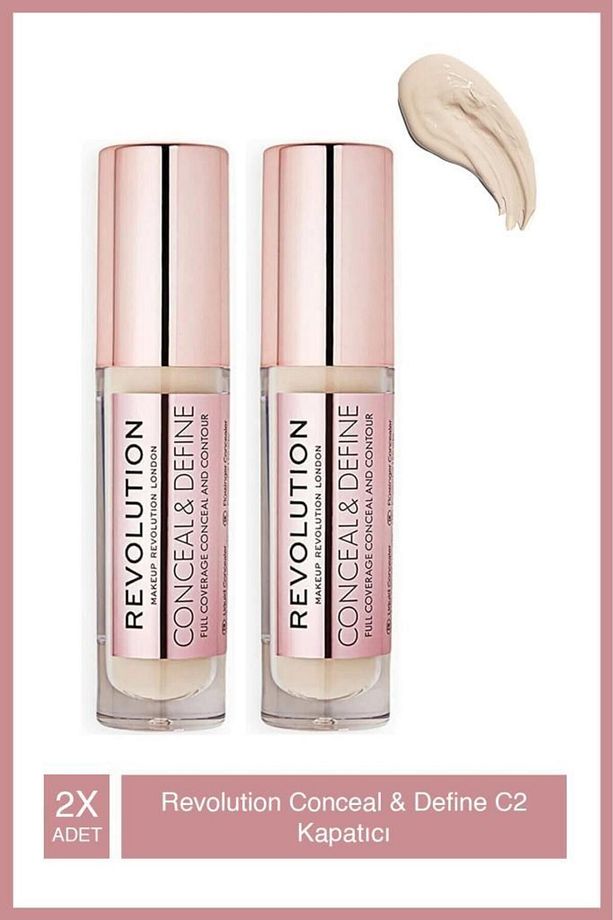 Conceal Define 16 Saat Etkili Mat Bitişli Kapatıcı No: C2* 2 Adet - 1