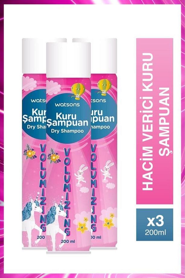 Hacim Verici Kuru Şampuan 200 ml 3 Adet - 1