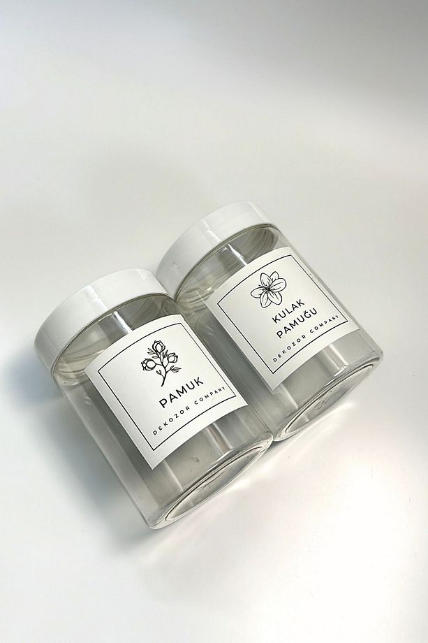 Kulak Pamuğu Kutusu Pamuk Kutusu 200ml - 1