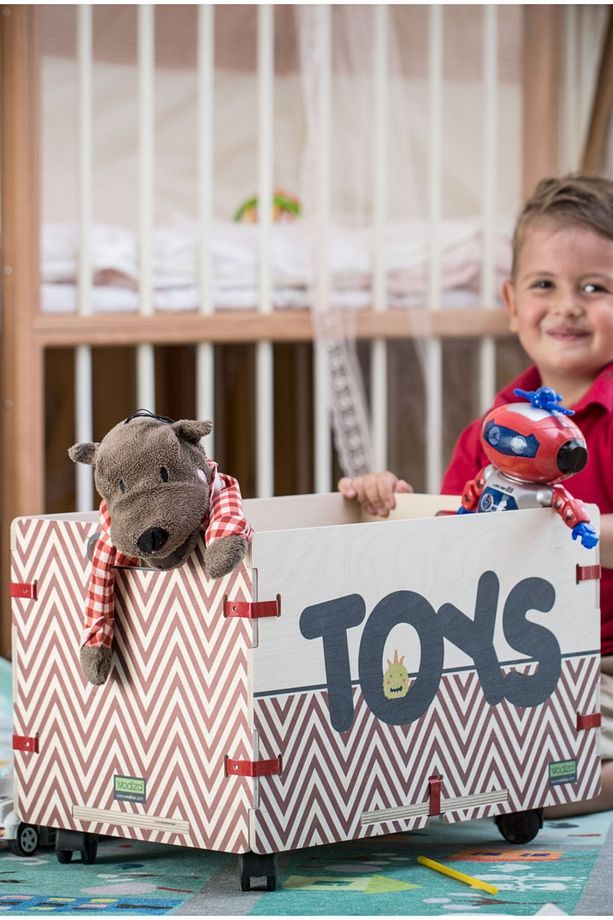 Cheerful Toybox Ahşap Oyuncak Kutusu - 1
