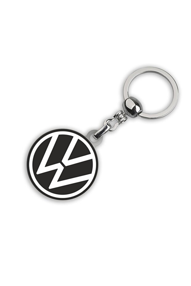 Metal Car Keychain with Volkswagen Logo - New Logo