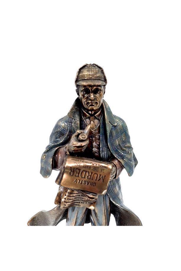 Sherlock Holmes Biblo | Dedektif Heykeli | Edebiyat Dekorasyon Objesi - 1