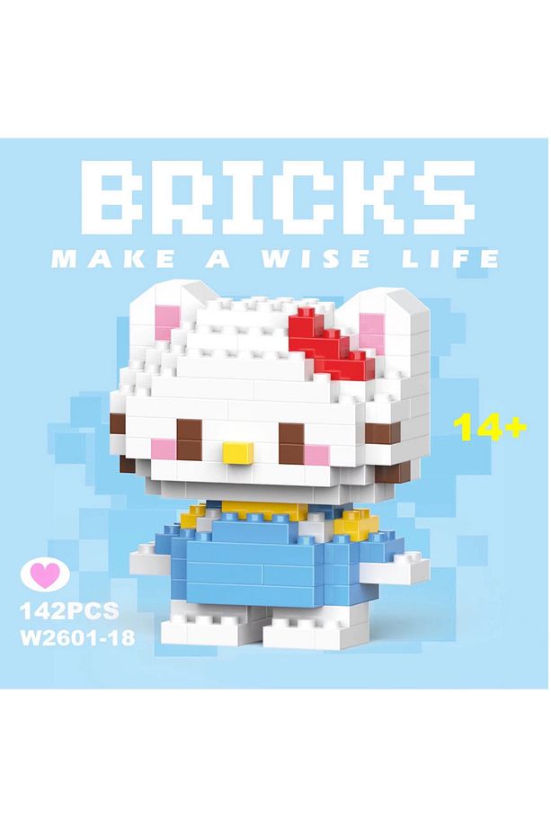 Hello Kitty Bricks Blok Seti - MAVI - 2