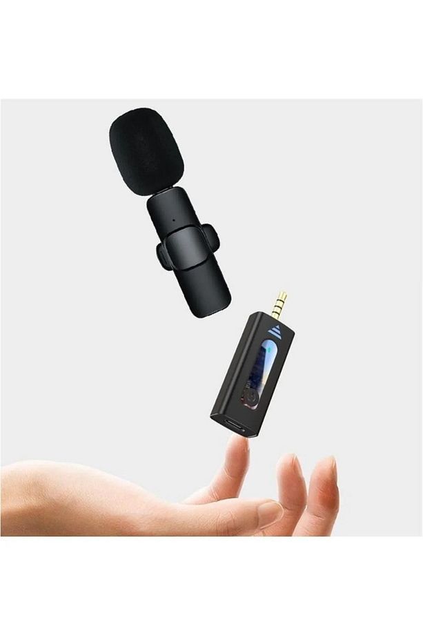 Aux Girişli 3.5 Mm Kablosuz Yaka Mikrofonu, Canlı Yayın, Youtube, Tiktok Wireless Yaka Mikrofonu - 2