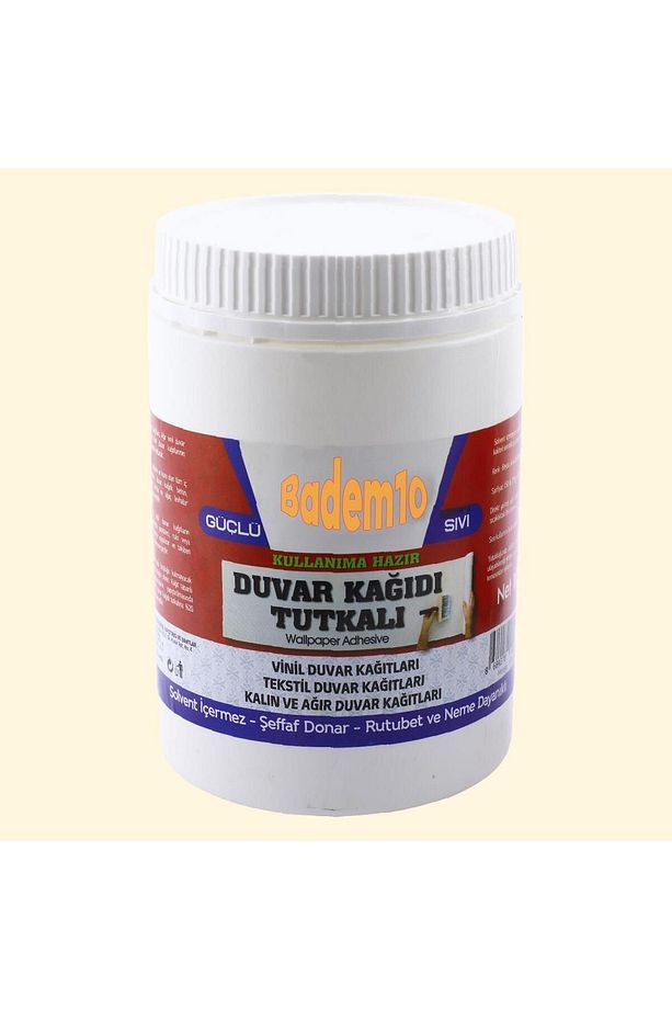 Şeffaf Duvar Kağıdı Yapıştırıcısı 1 Kg Sıvı Hazır Tutkalı Vinil Tekstil Kağıtları Sentetik Polimer - 4