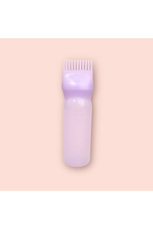 HAIR CARE OIL, HAIR COLORING, APPLIATOR FILLABLE 6 OZPLASTIC BOTTLE PURPLE