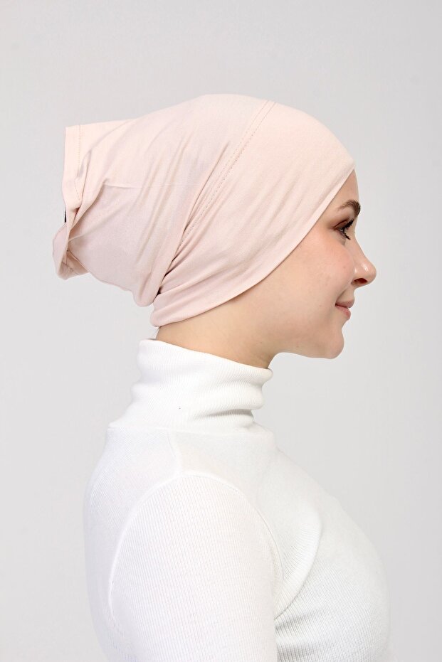 Practical Hijab Pipe Bonnet Powder