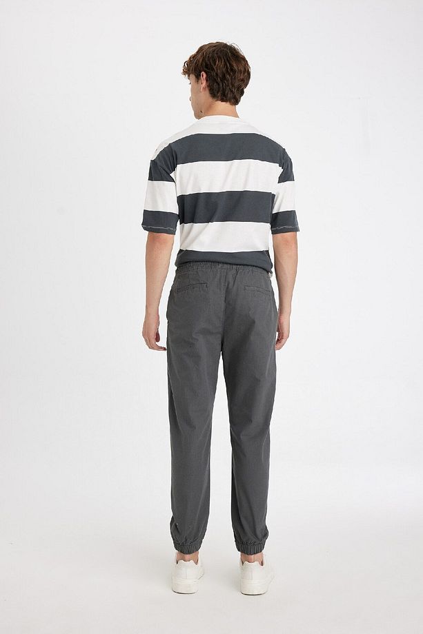 Jogger Pantolon Beli Bağcıklı Lastikli Paça D1029ax24au - 6