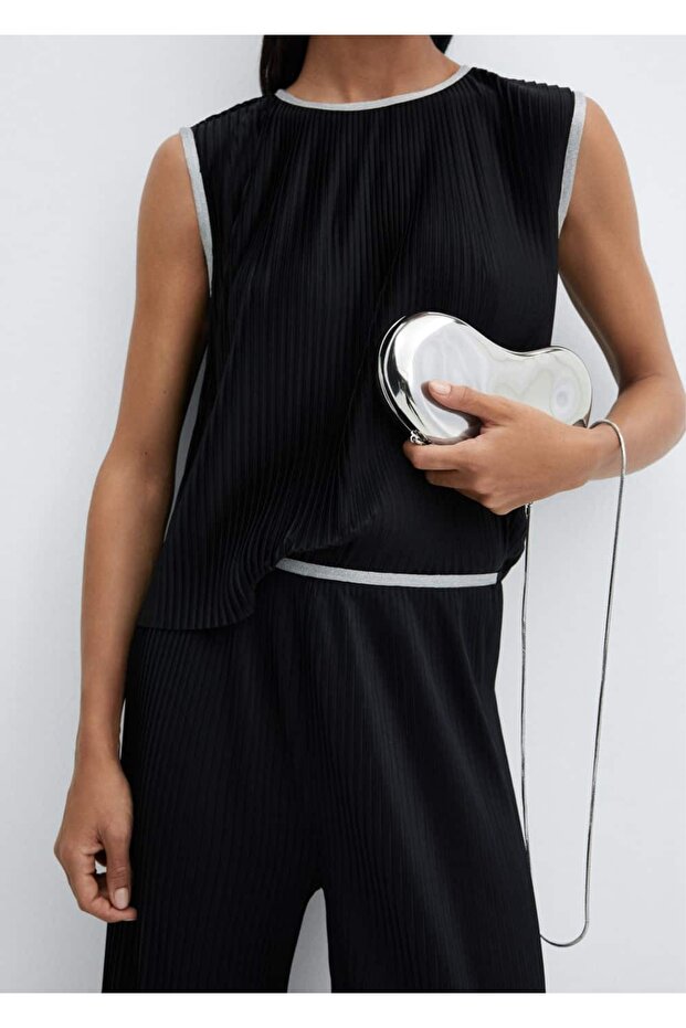 Pilili wideleg pantolon - 8