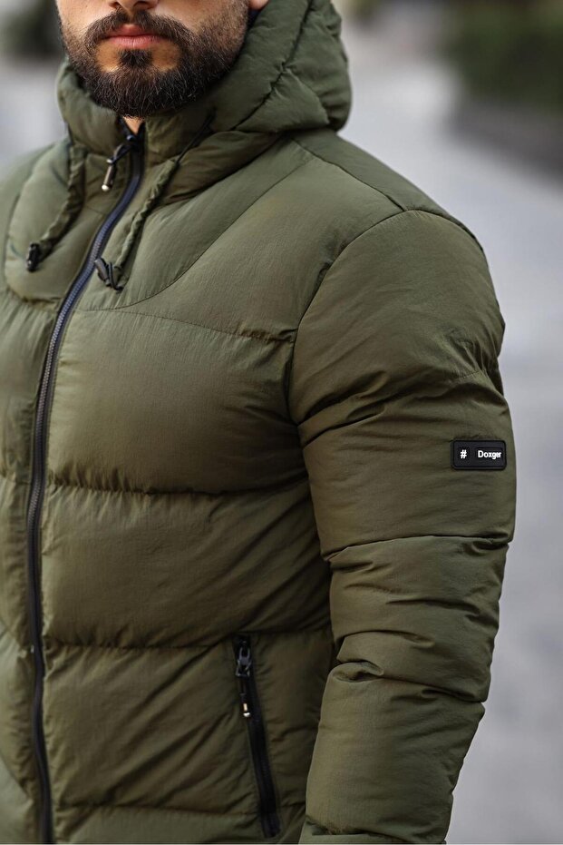 Iceberg Чоловічий куртка Regular Fit, водо- та вітронепроникна | З фіксованим капюшоном, 3 кишені - 4