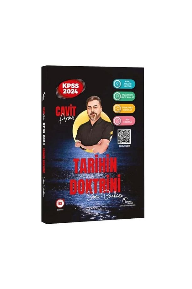 Doktrin 2024 KPSS Tarihin Doktrini Soru Bankası Video Çözümlü - Cavit Ardıç Doktrin Yayınları - 1
