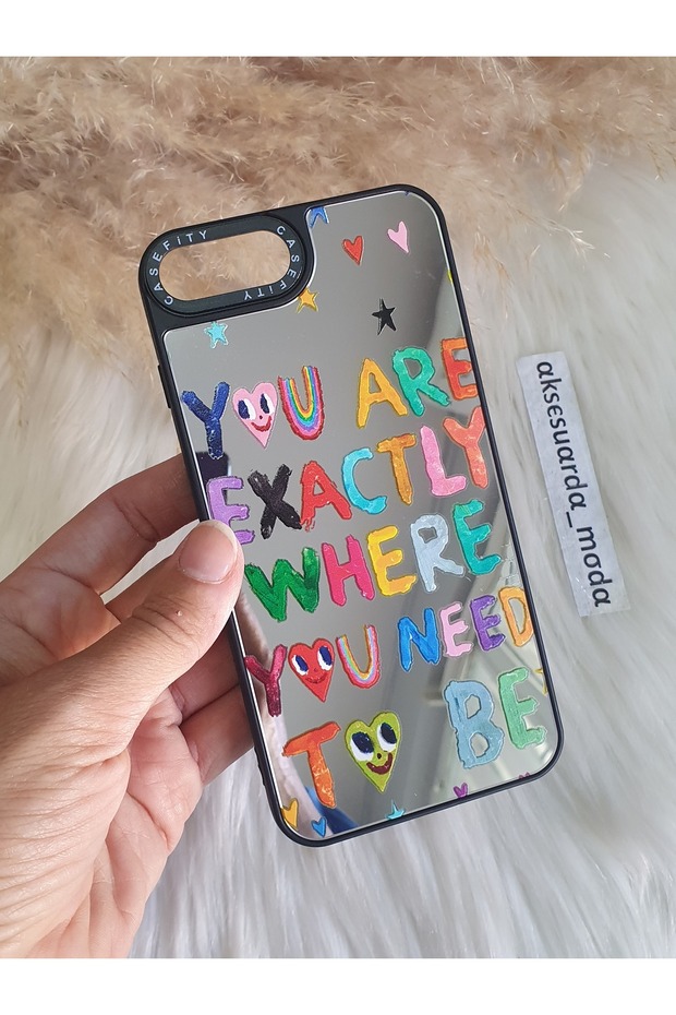 حافظة بنمط مرآة متوافقة مع هاتف IPHONE 6 PLUS و6S PLUS - 1