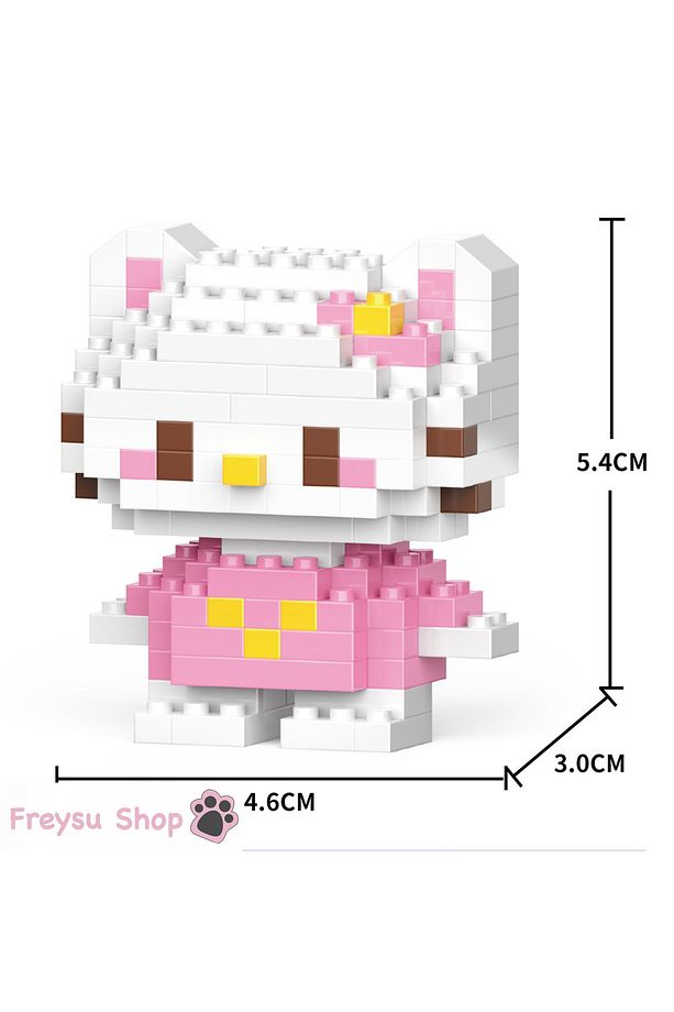 Hello Kitty Bricks Blok seti - PEMBE - 1