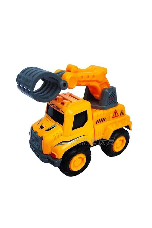 Kutulu 6'lı Metal İş Makineleri 0783-365, Birleşip Robot Olan 5'li Araba Seti - 5