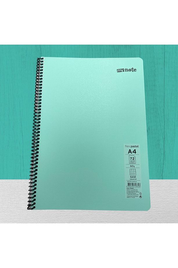 Mynote Flex Pastel Spiralli Defter A4 72 Yp Kareli - 4