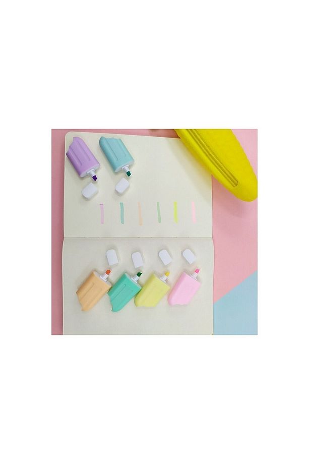Mini Fosforlu Kalem 6 Lı - 2