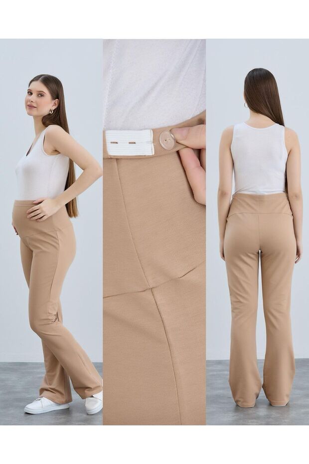 بنطلون حمل بأرجل إسبانية ممشطة - 5