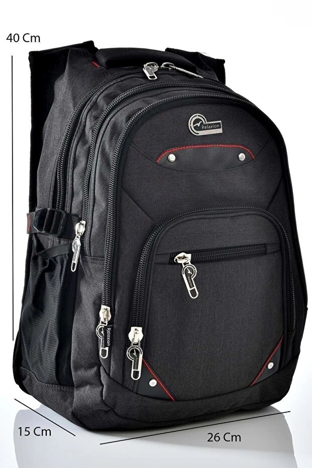 2225 School Backpack Anthracite - 1