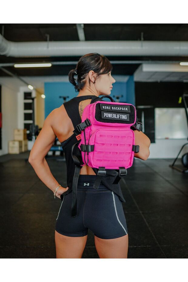 حقيبة ظهر EVO 2.0 MINI 9LT باللون الوردي مع رقعة واحدة كهدية - 4