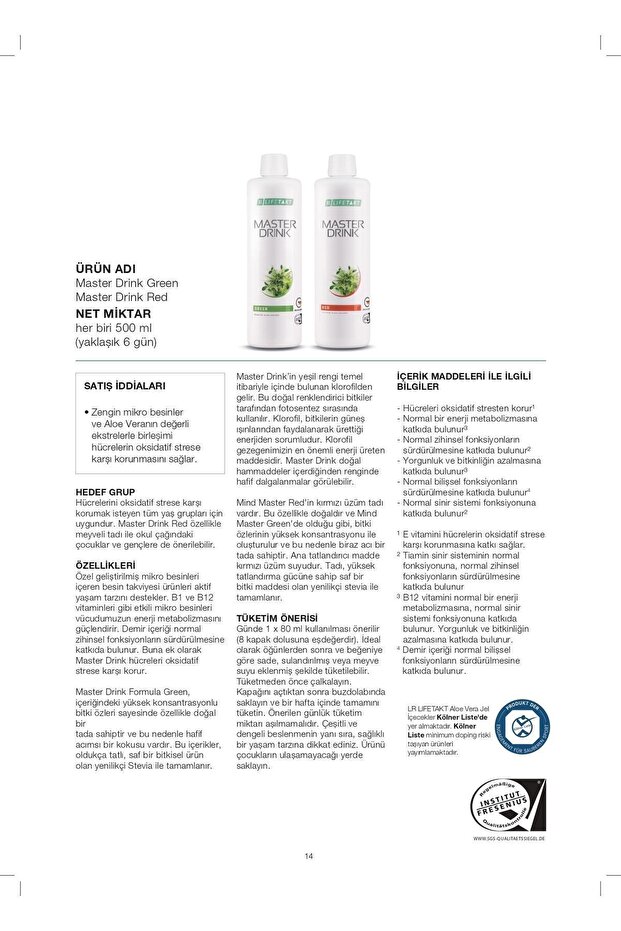 Lifetakt Master Drink Red - 2