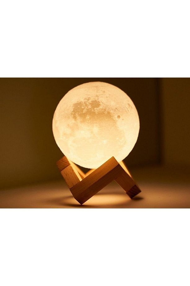 Pilli 3d Standlı Ay Gece Lambası - 1