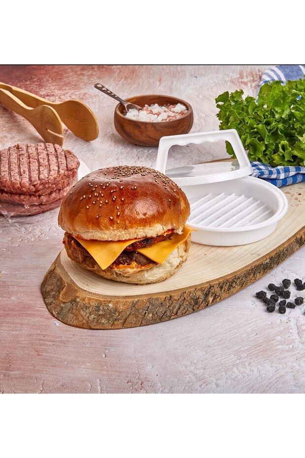 Hamburger and Meatball Press - Styling Burger Press, Practical Meatball Making Apparatus - 8