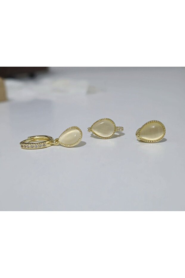 3 lü sedef küpe - 3