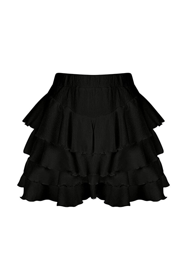 Mykonos Siyah Basic Etek - 3