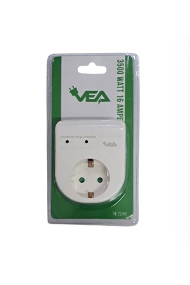 3500 Watt 16 Ampere Current Protected Child Proof Single Socket with LED Indicator - 4