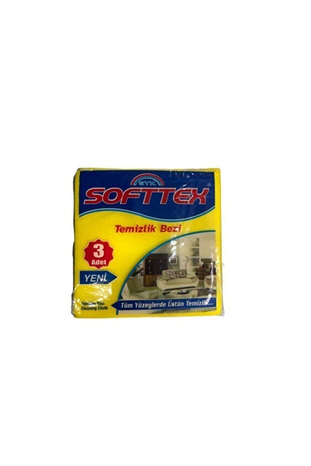 Softtex Temizlik Bezi 3'lü