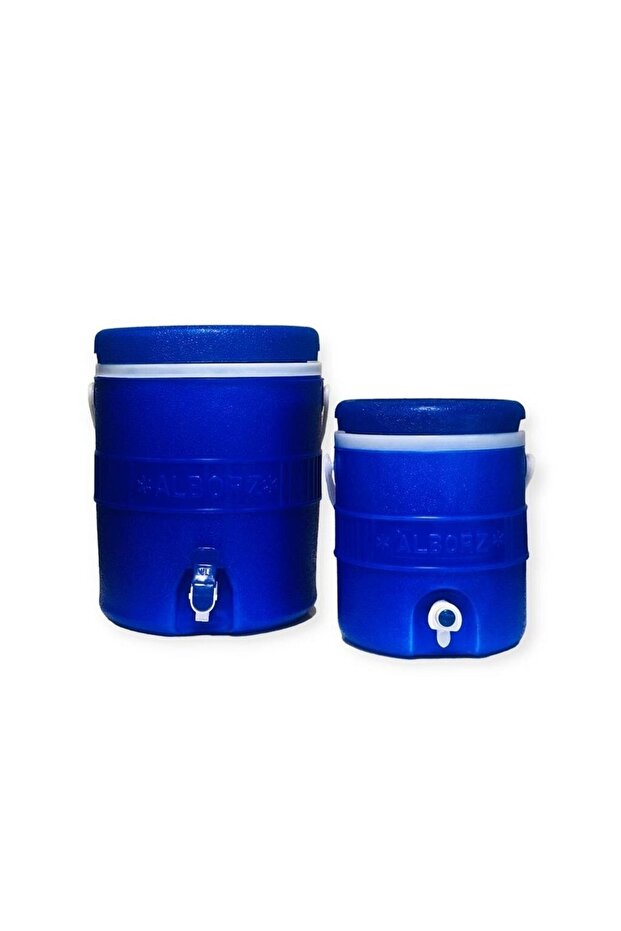 Colorful Double Thermos With Tap Cold Water Thermos Belted 18 Lt And 6 Lt