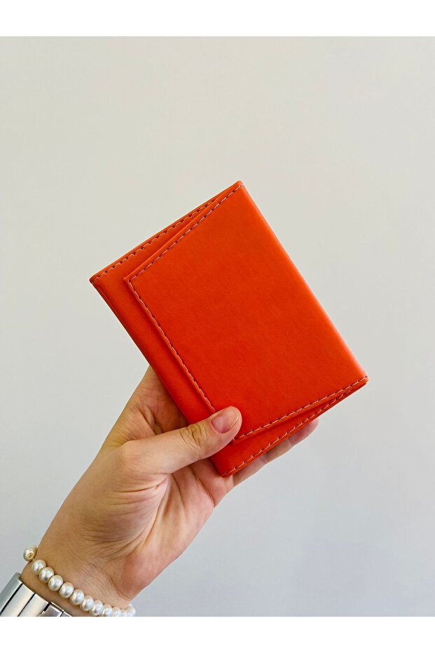 Leather Stitched Car License Case Container with Cover License Holder Auto License Protector