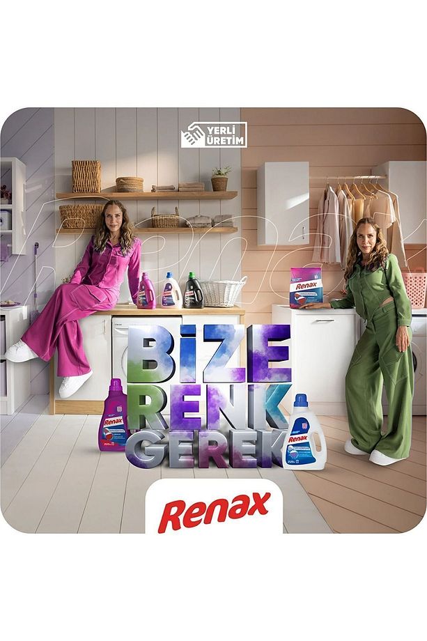 Sıvı Çamaşır Deterjanı Renkliler 2520 ml x 2 Adet - 5