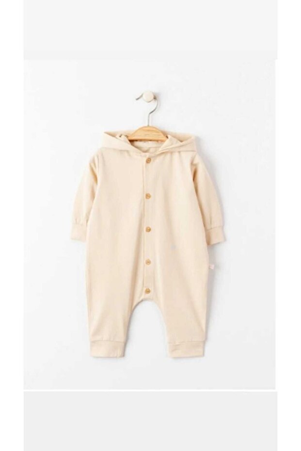 Basıc Bebek Kapşonlu Tulum - 1