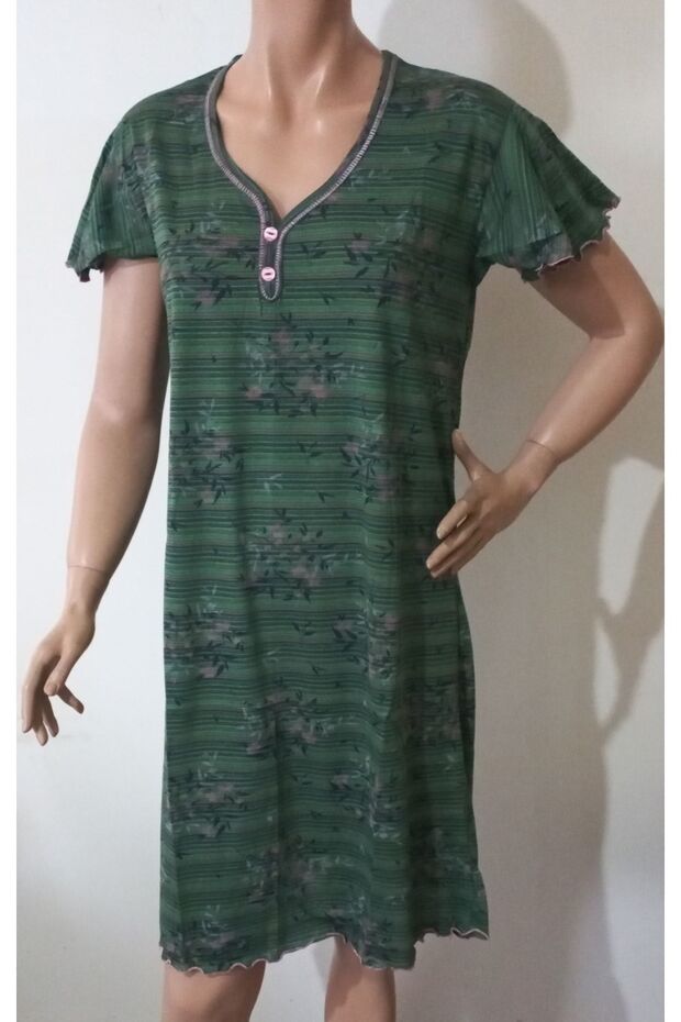 Baskılı Gecelik-elbise - 1