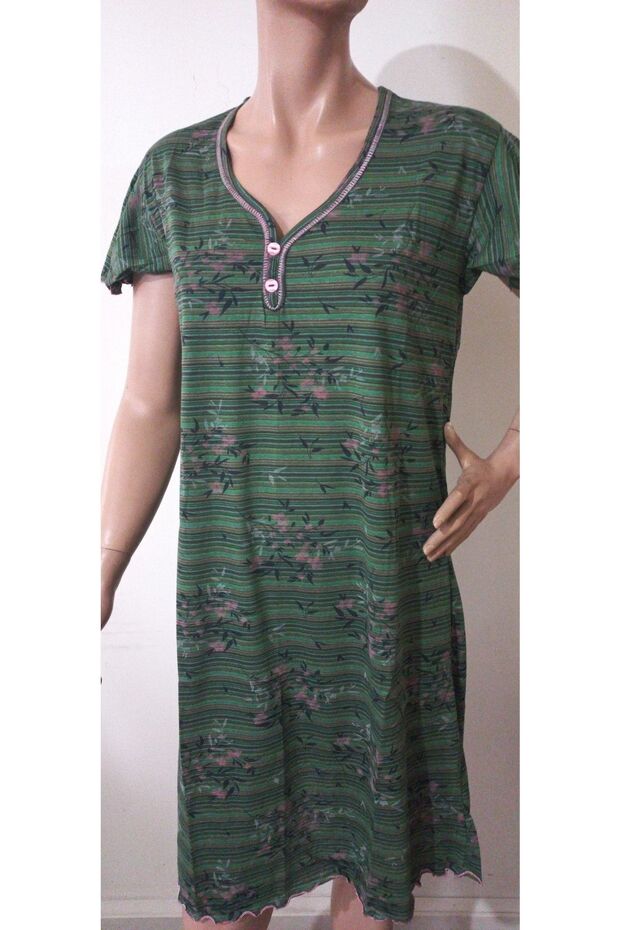 Baskılı Gecelik-elbise - 2