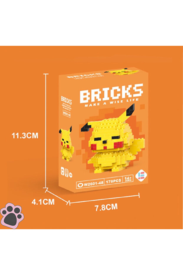 Pokemon Pikachu Bricks Blok Seti - 4