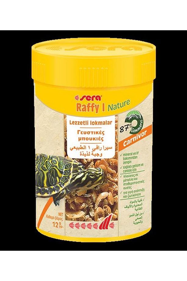 Raffy I Nature (Gammarus, Kurutulmuş Karides) Kaplumbağa Yemi 100ml (12gr) - 1