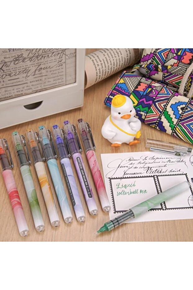 Liguid 05 mm 4 Renk Roller Kalem Seti - 7