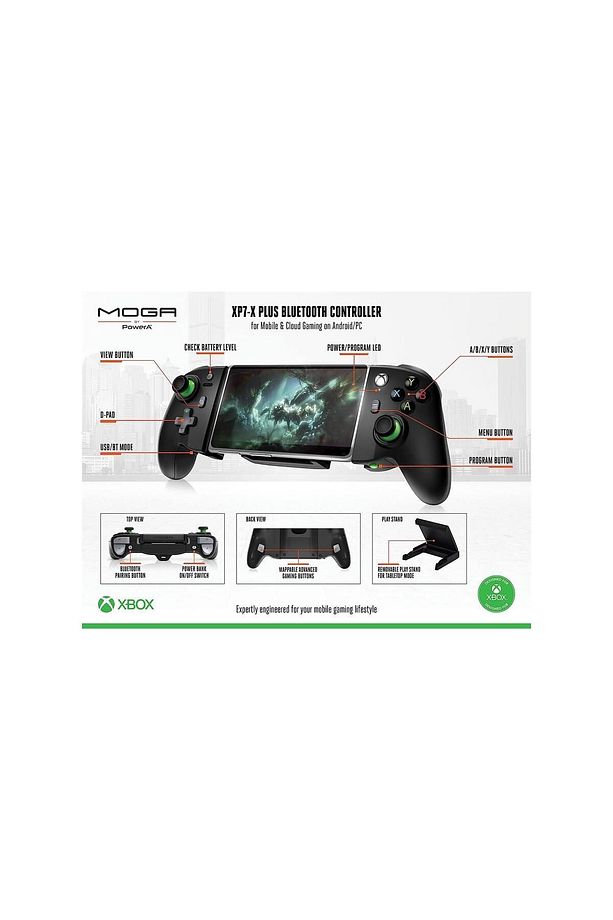 MOGA XP7-X Plus Bluetooth Controller Mobil Android Ve PC Uyumlu - 2