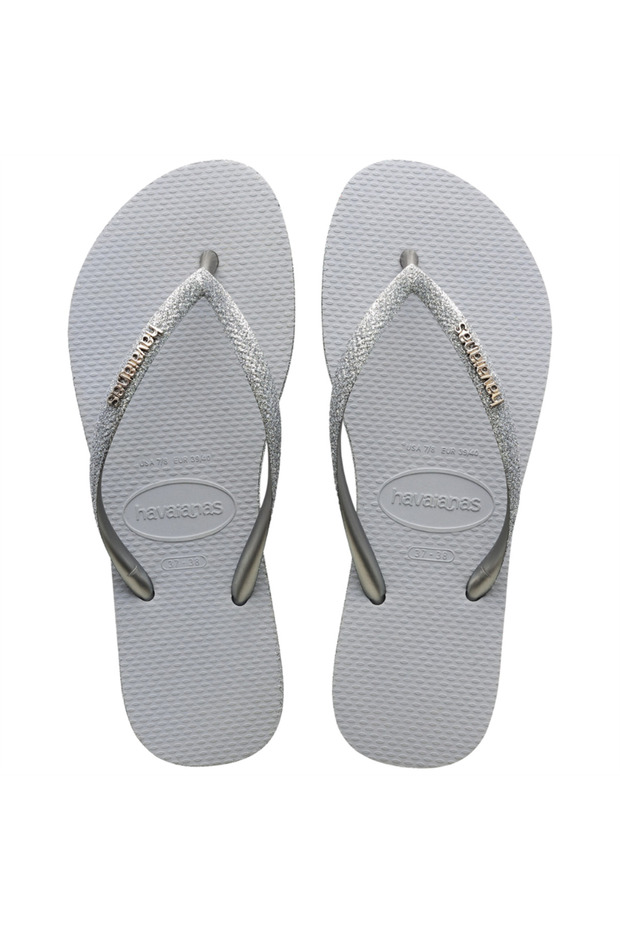 Slim Sparkle White Slipper