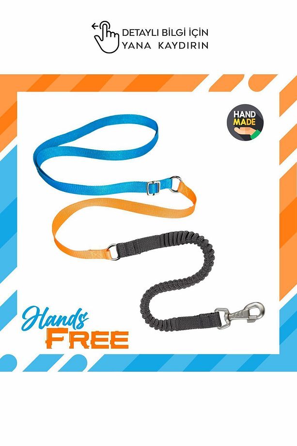Eller Serbest Gezdirme Kayışı Hands Free Leash Gezdirme Tasması - 1