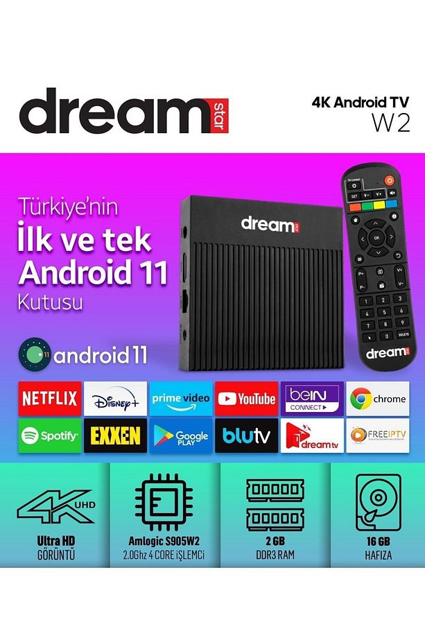 W2 Androıd 11 4k Androıd Tv Box - 6