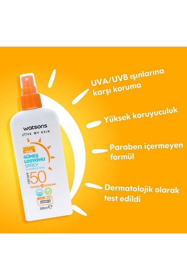 Sun Vücut Koruyucu Sprey Spf50 200ml - 3