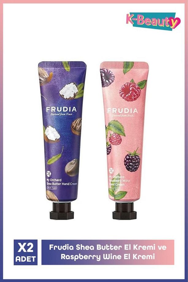  Shea Butter El Kremi ve Raspberry Wine El Kremi - 1