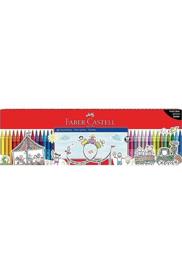 Pastel - Neon ve Klasik Renkler 48 li Set - 1