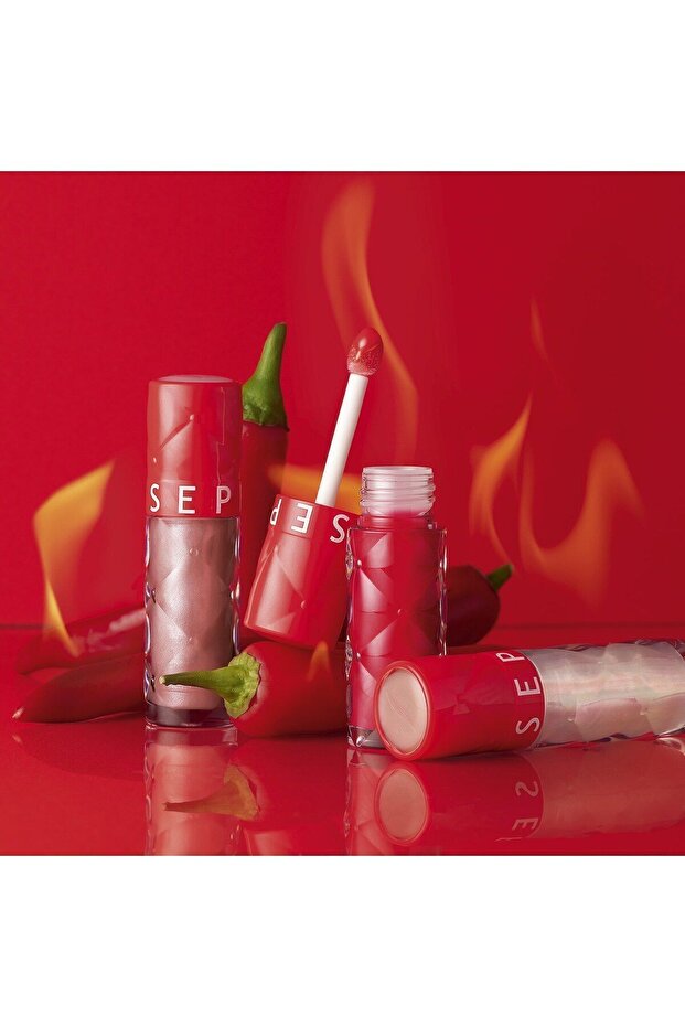 أحمر شفاه 03 Flame - أحمر شفاه ممتلئ وكثيف - 4