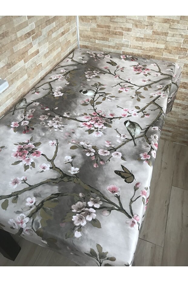 lined tarp tablecloth rectangular - 1